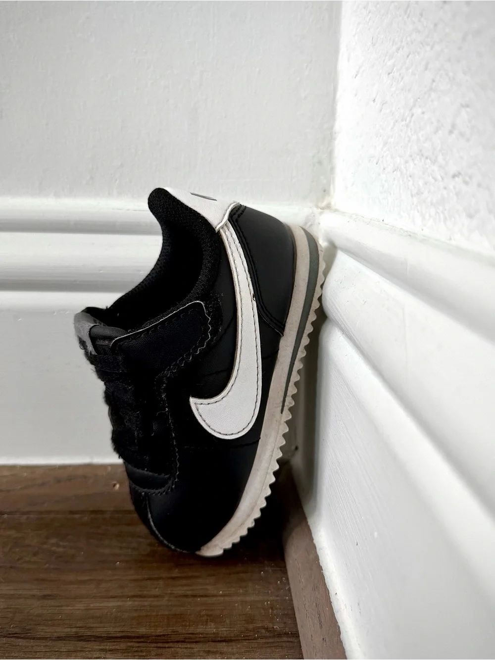 Nike Kids Cortez EasyOn TDV Black White 5C DM0952-001